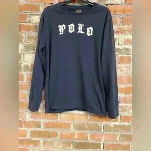 Polo Ralph Lauren Navy Blue Shirt Size XL